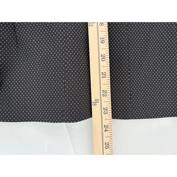 Halogen Black Polka Dot Business Pants Suit Sz 6P/8P Taylor Fit Interview Career - Picture 10 of 16